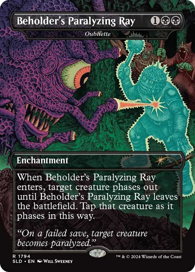 2019 Secret Lair Drop Oubliette #1794 rare card image