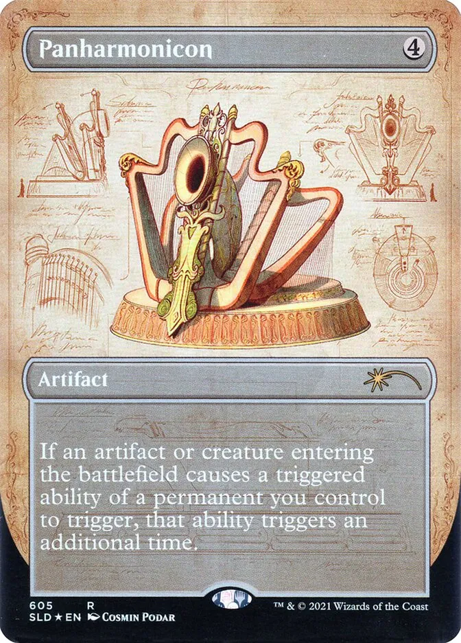 2019 Secret Lair Drop Panharmonicon #605 rare card image