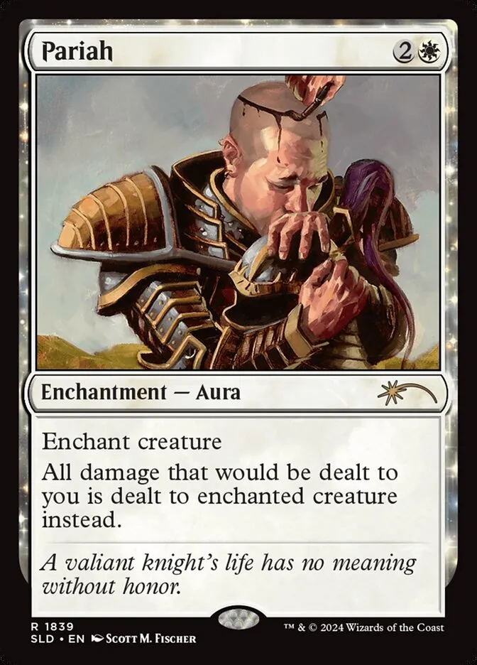 2019 Secret Lair Drop Pariah #1839 rare card image