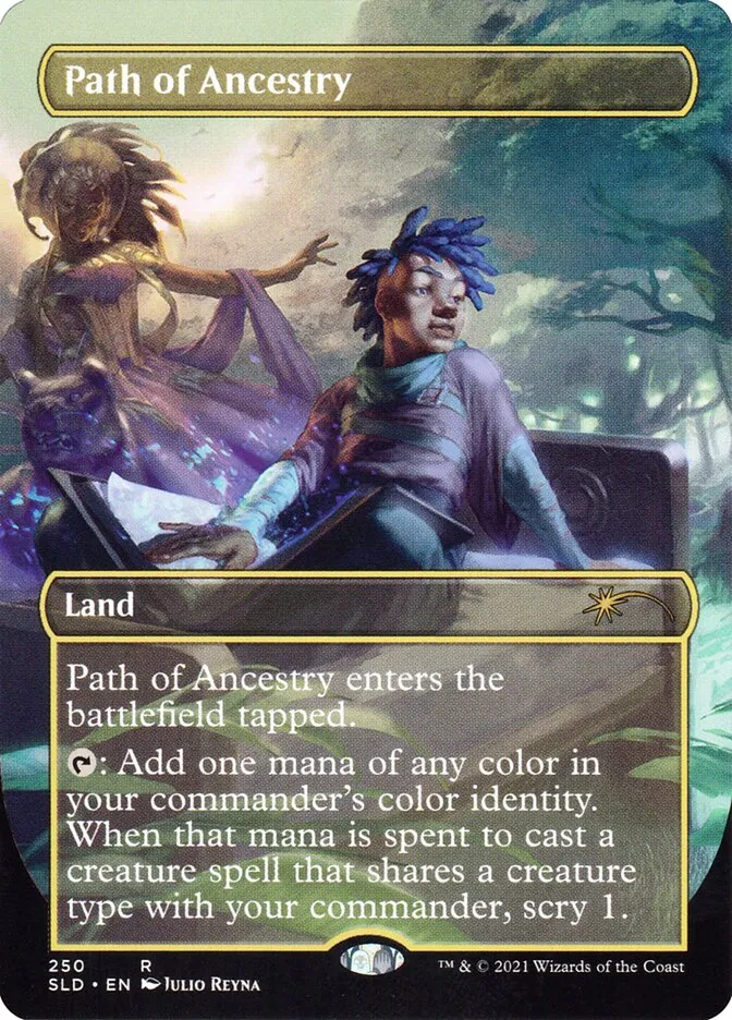 2019 Secret Lair Drop Path of Ancestry #250 rare card image