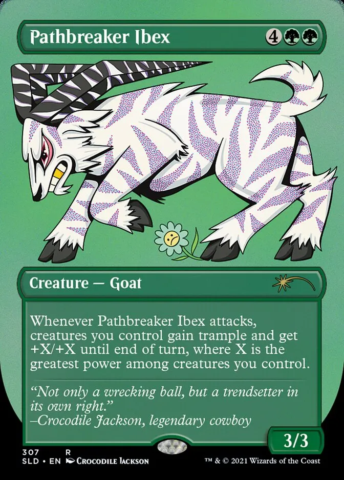 2019 Secret Lair Drop Pathbreaker Ibex #307 rare card image