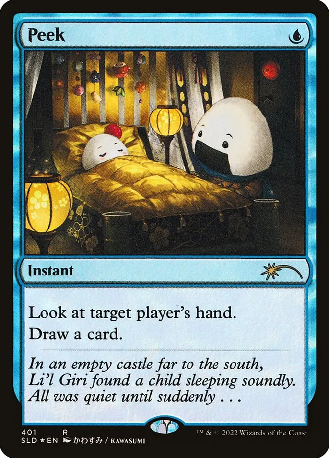 2019 Secret Lair Drop Peek #401 rare card image