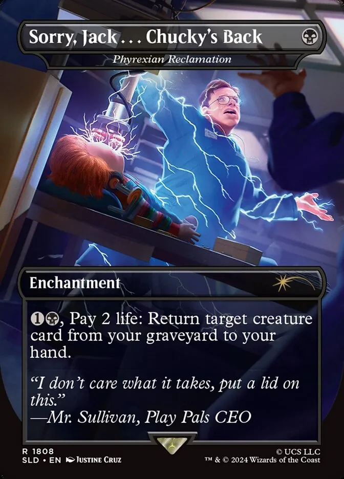 2019 Secret Lair Drop Phyrexian Reclamation #1808 rare card image