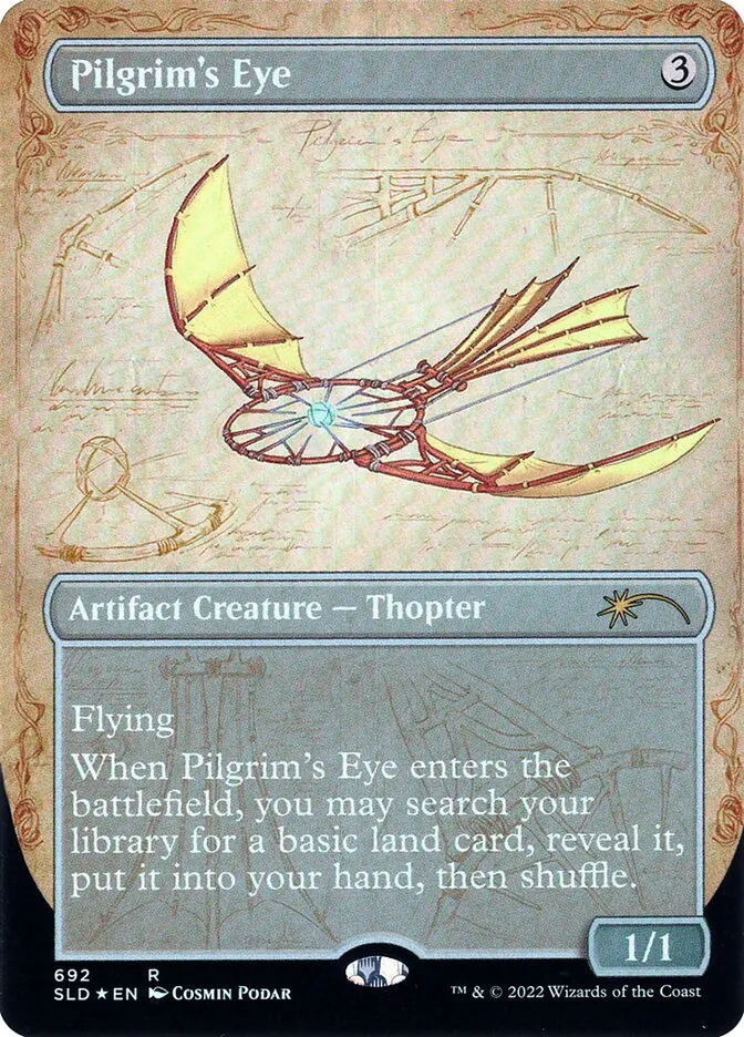 2019 Secret Lair Drop Pilgrim's Eye #692 rare card image