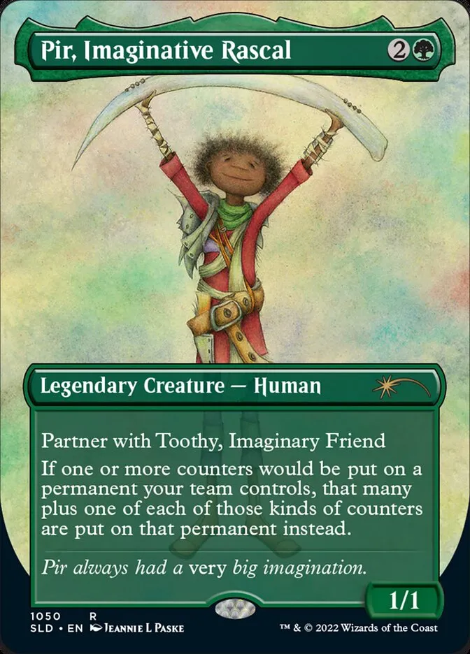 2019 Secret Lair Drop Pir, Imaginative Rascal #1050 rare card image