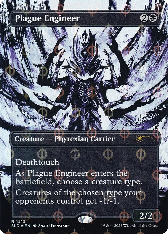 2019 Secret Lair Drop Plague Engineer #1215 rare card image