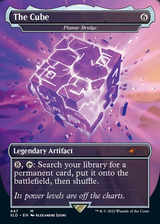 2019 Secret Lair Drop Planar Bridge #447 mythic card image