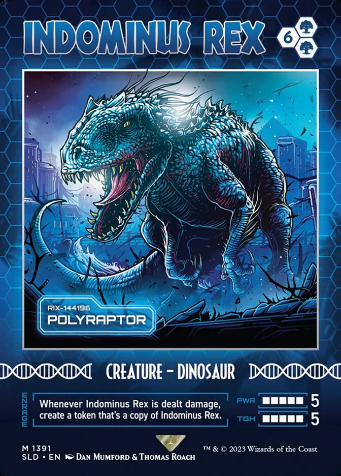 2019 Secret Lair Drop Polyraptor #1391 mythic card image