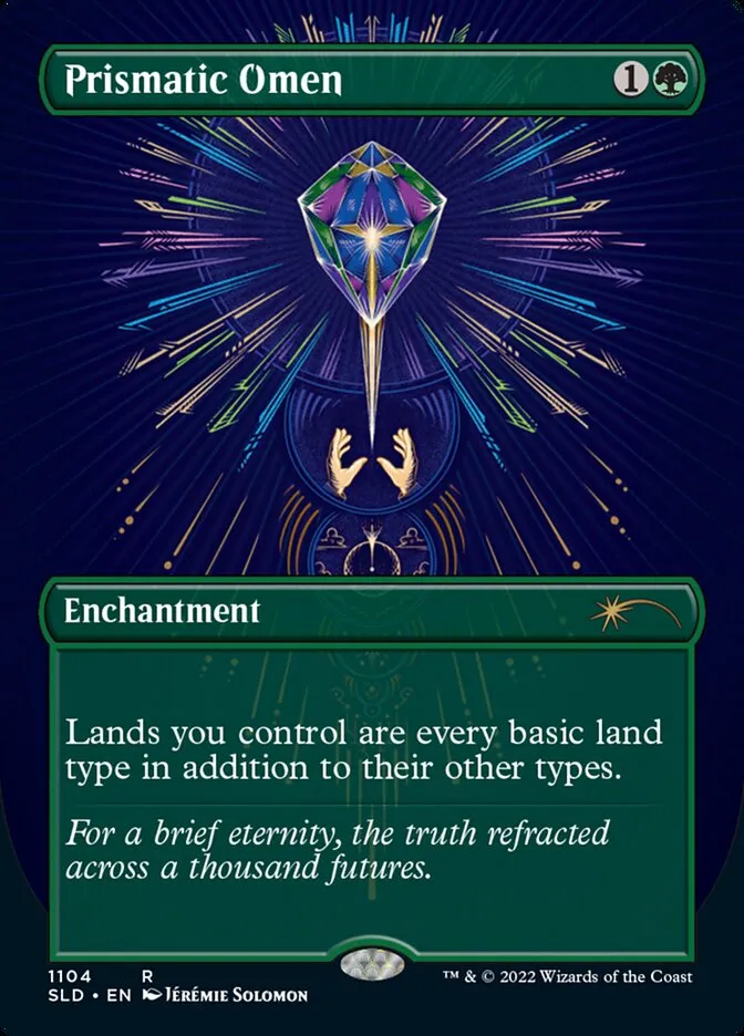 2019 Secret Lair Drop Prismatic Omen #1104 rare card image