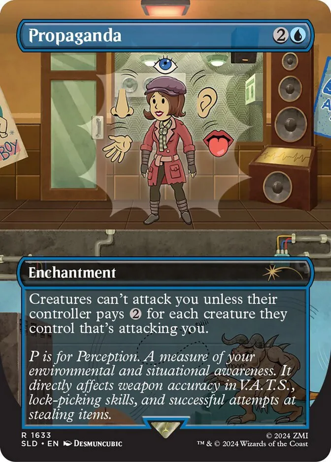 2019 Secret Lair Drop Propaganda #1633 rare card image