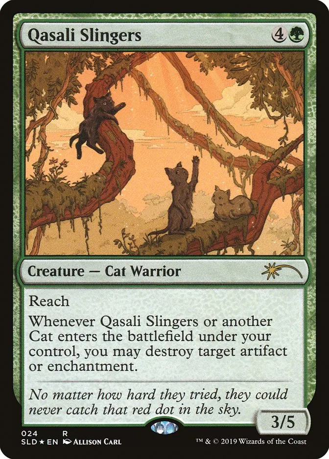 2019 Secret Lair Drop Qasali Slingers rare #24 rare card image