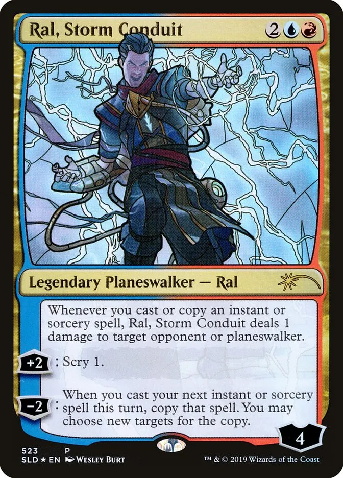 2019 Secret Lair Drop Ral, Storm Conduit #523 rare card image