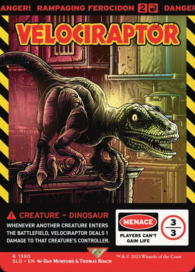 2019 Secret Lair Drop Rampaging Ferocidon #1390 rare card image