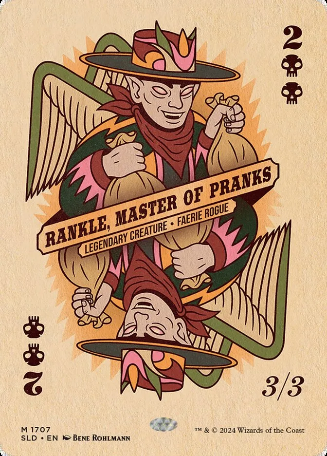 2019 Secret Lair Drop Rankle, Master of Pranks #1707 mythic card image