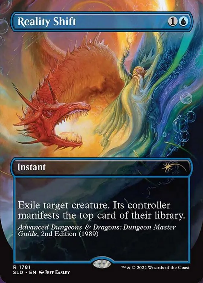 2019 Secret Lair Drop Reality Shift [Rainbow Foil] rare #1781 rare card image