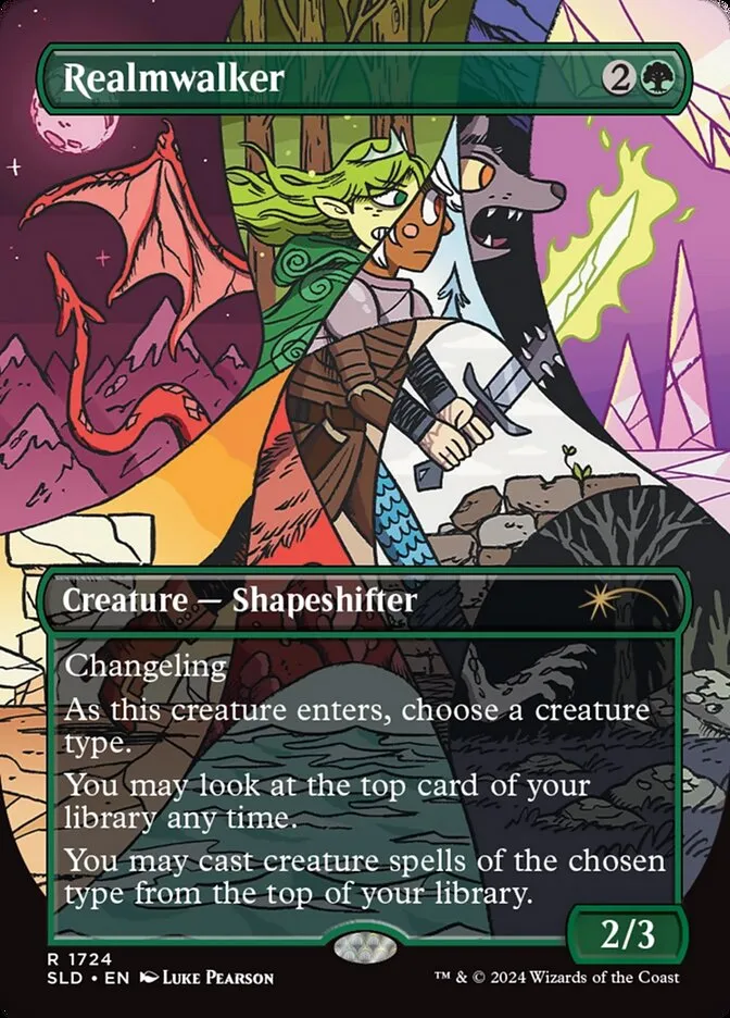 2019 Secret Lair Drop Realmwalker #1724 rare card image