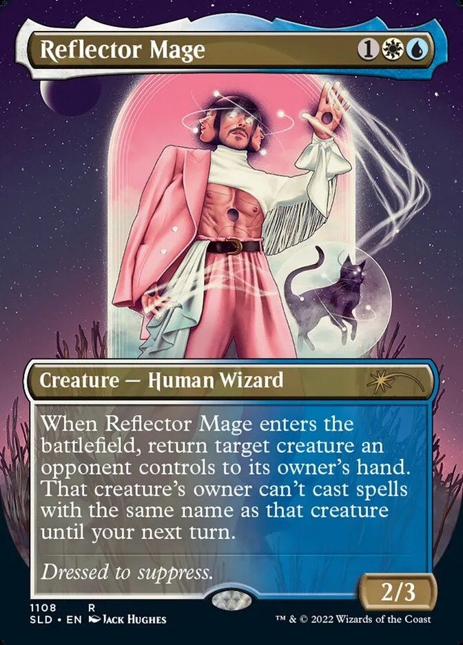 2019 Secret Lair Drop Reflector Mage #1108 rare card image