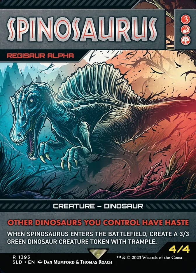 2019 Secret Lair Drop Regisaur Alpha #1393 rare card image