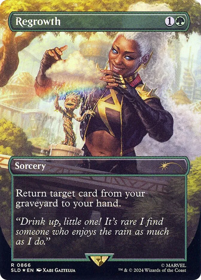 2019 Secret Lair Drop Regrowth [Foil] rare #866 rare card image