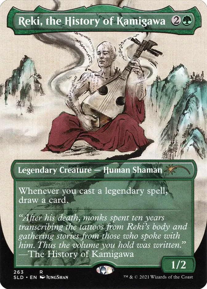 2019 Secret Lair Drop Reki, the History of Kamigawa #263 rare card image