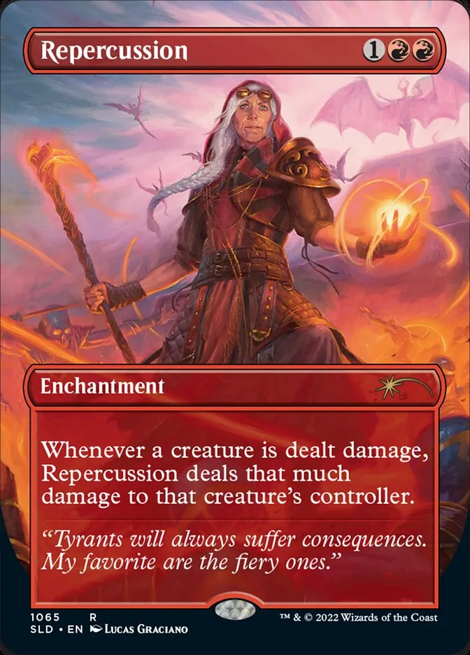 2019 Secret Lair Drop Repercussion #1065 rare card image