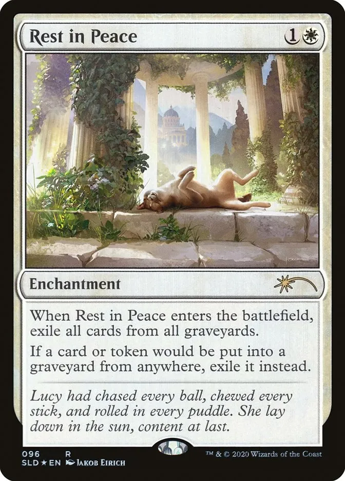 2019 Secret Lair Drop Rest in Peace rare #96 rare card image