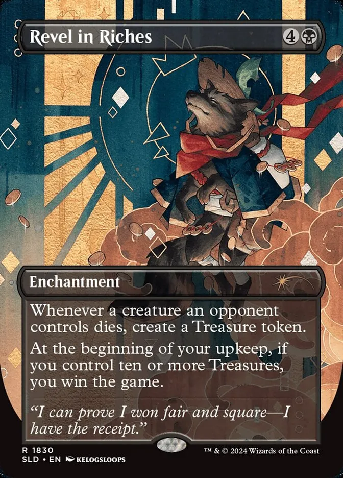2019 Secret Lair Drop Revel in Riches #1830 rare card image