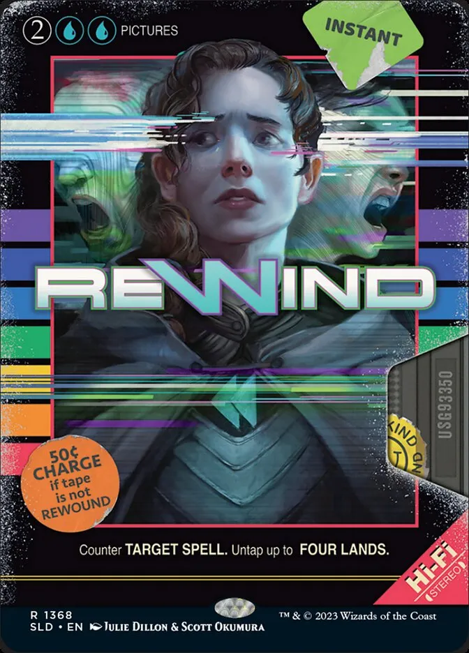 2019 Secret Lair Drop Rewind #1368 rare card image