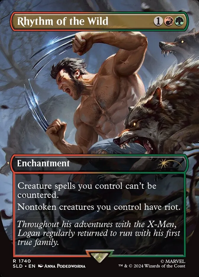 2019 Secret Lair Drop Rhythm of the Wild #1740 rare card image