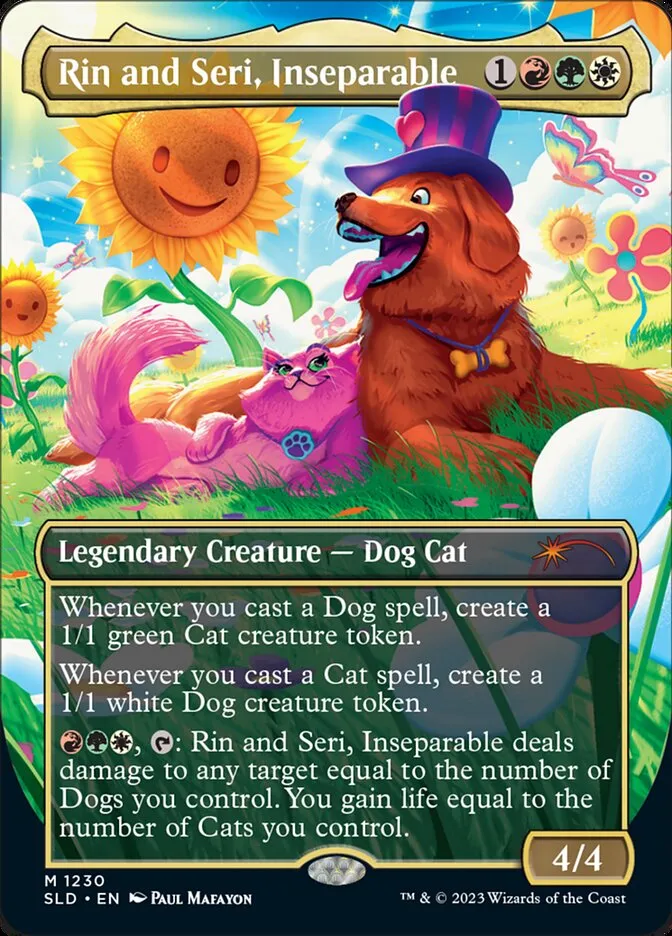 2019 Secret Lair Drop Rin and Seri, Inseparable #1230 mythic card image