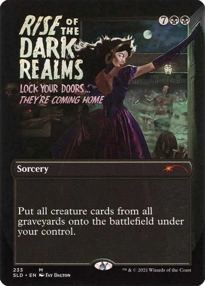 2019 Secret Lair Drop Rise of the Dark Realms mythic #233 mythic card image