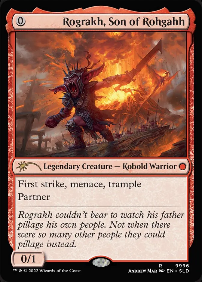 2019 Secret Lair Drop Rograkh, Son of Rohgahh #9996 rare card image
