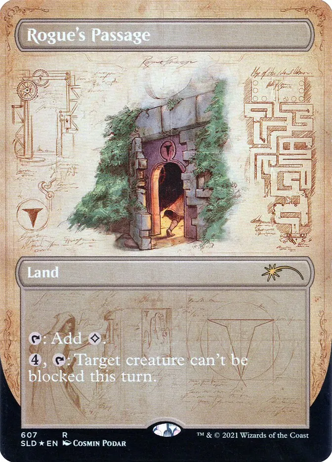 2019 Secret Lair Drop Rogue's Passage #607 rare card image