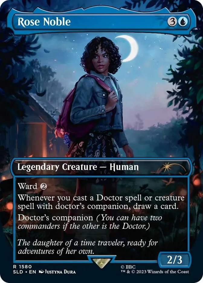 2019 Secret Lair Drop Rose Noble #1580 rare card image