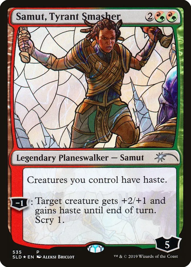 2019 Secret Lair Drop Samut, Tyrant Smasher uncommon #535 uncommon card image