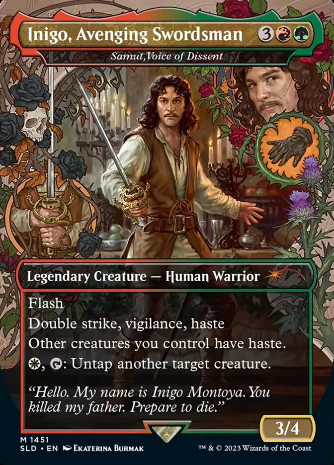 2019 Secret Lair Drop Samut, Voice of Dissent #1451 mythic card image