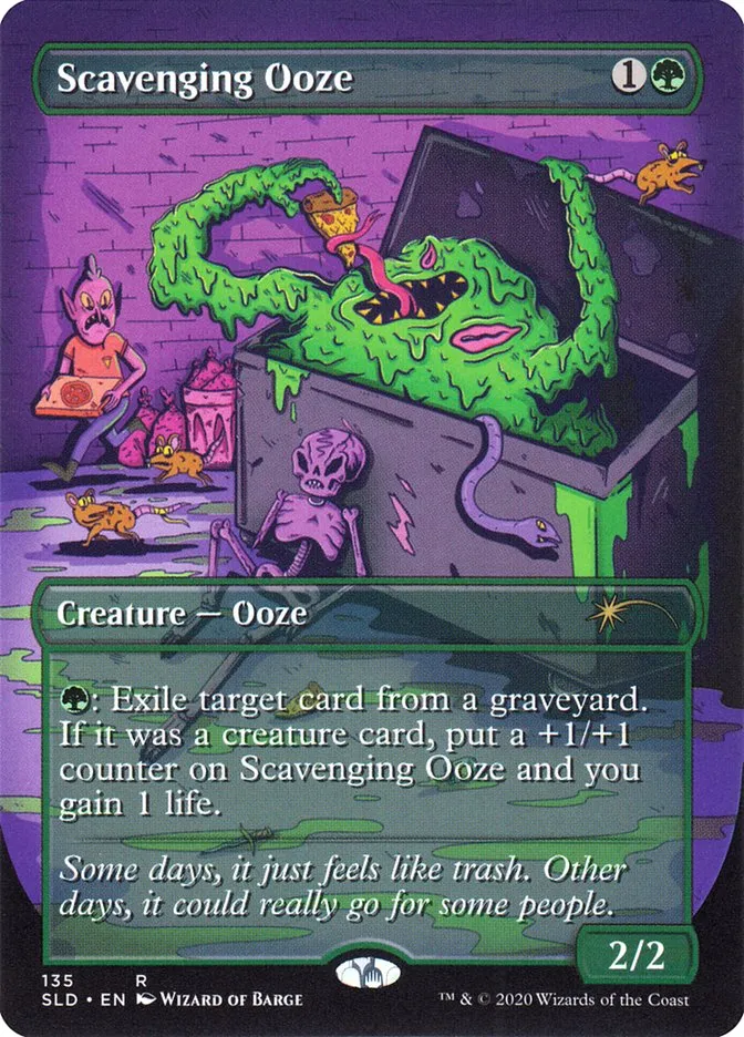 2019 Secret Lair Drop Scavenging Ooze #135 rare card image