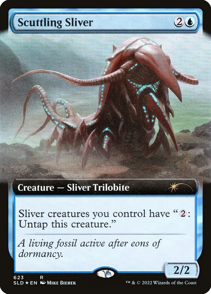 2019 Secret Lair Drop Scuttling Sliver #623 rare card image