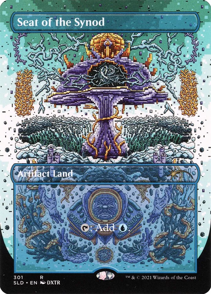 2019 Secret Lair Drop Seat of the Synod #301 rare card image