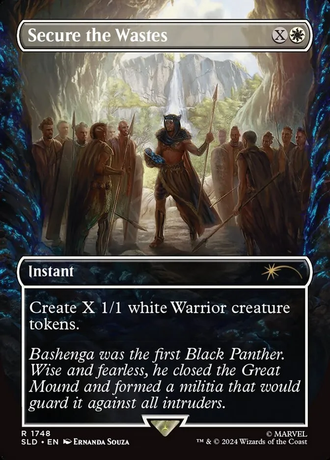 2019 Secret Lair Drop Secure the Wastes #1748 rare card image
