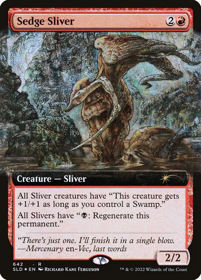 2019 Secret Lair Drop Sedge Sliver #642 rare card image