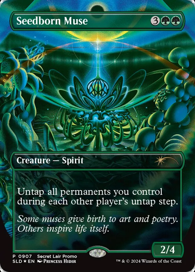 2019 Secret Lair Drop Seedborn Muse #907 rare card image