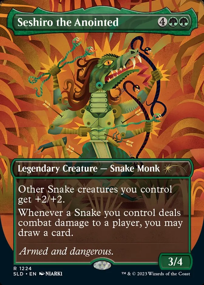 2019 Secret Lair Drop Seshiro the Anointed #1224 rare card image