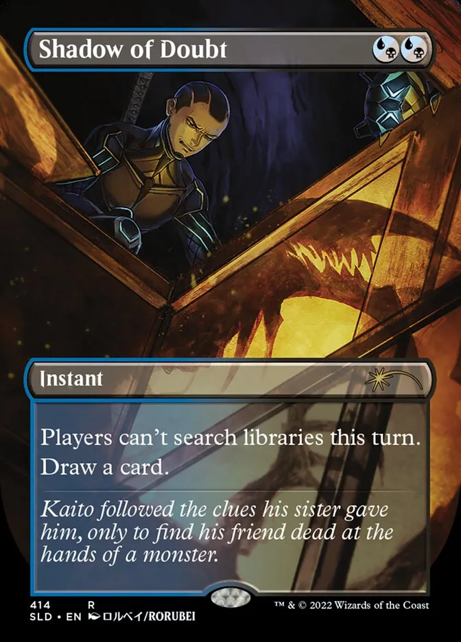 2019 Secret Lair Drop Shadow of Doubt #414 rare card image