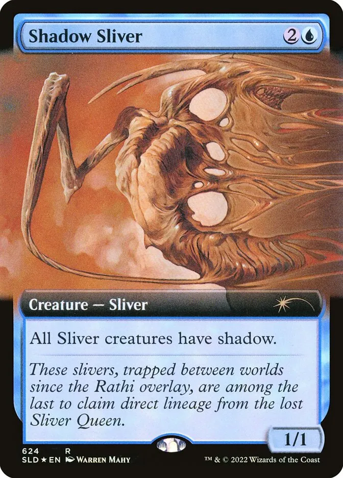 2019 Secret Lair Drop Shadow Sliver #624 rare card image