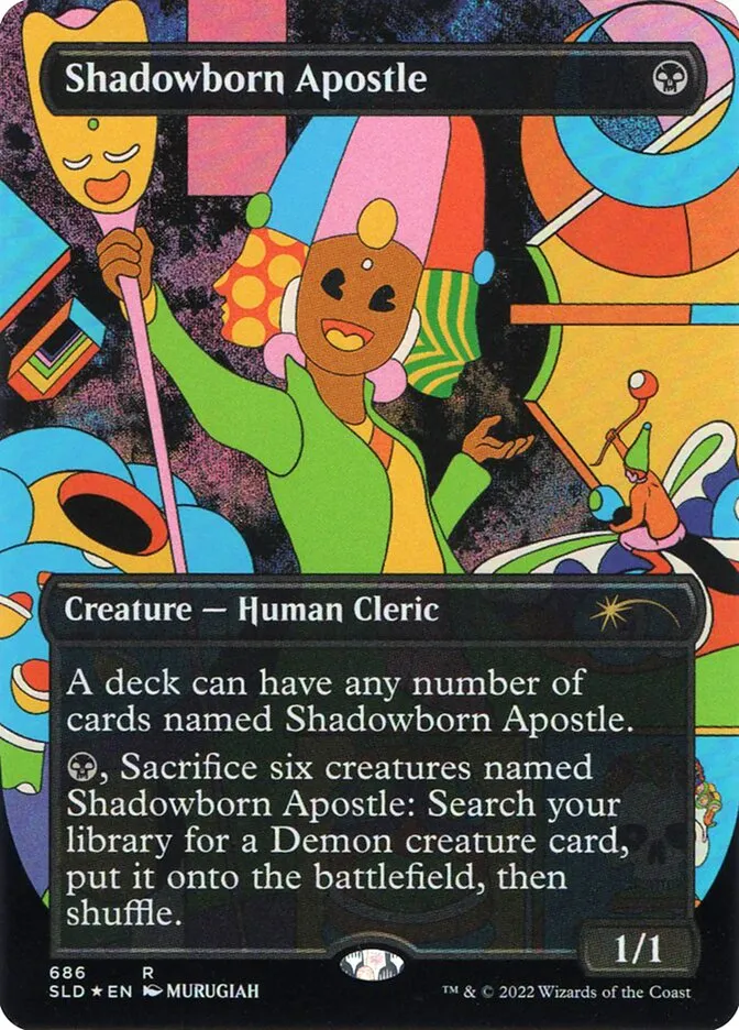 2019 Secret Lair Drop Shadowborn Apostle #686 rare card image