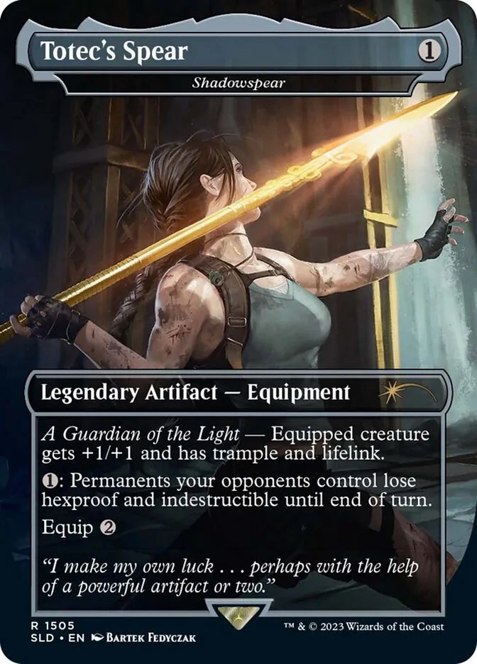2019 Secret Lair Drop Shadowspear #1505 rare card image