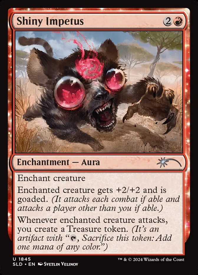 2019 Secret Lair Drop Shiny Impetus uncommon #1845 uncommon card image