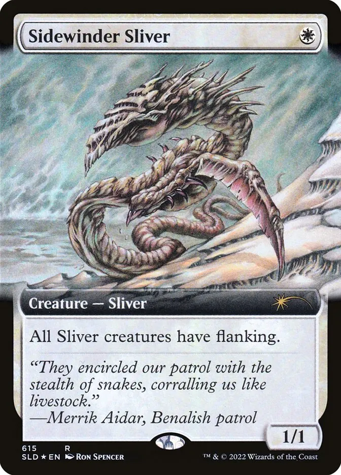 2019 Secret Lair Drop Sidewinder Sliver #615 rare card image