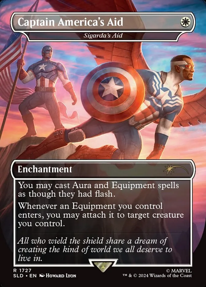 2019 Secret Lair Drop Sigarda's Aid #1727 rare card image